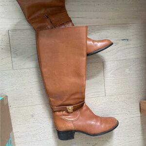 Michael Kors Tan Over the Knee Boots